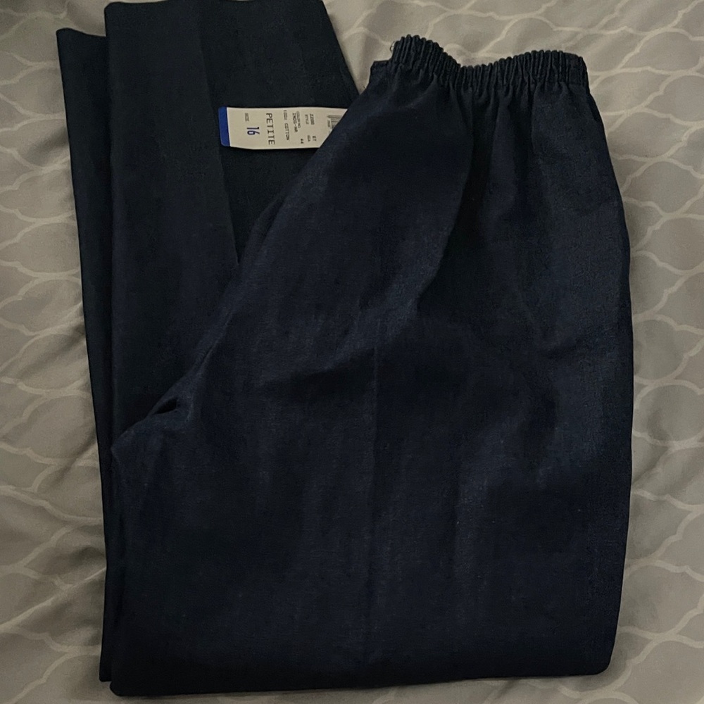 Alfred Dunner pants Women’s 16 blue new with tags